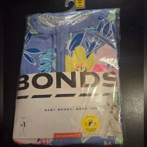 Bonds Baby Wondersuit with Floral Print